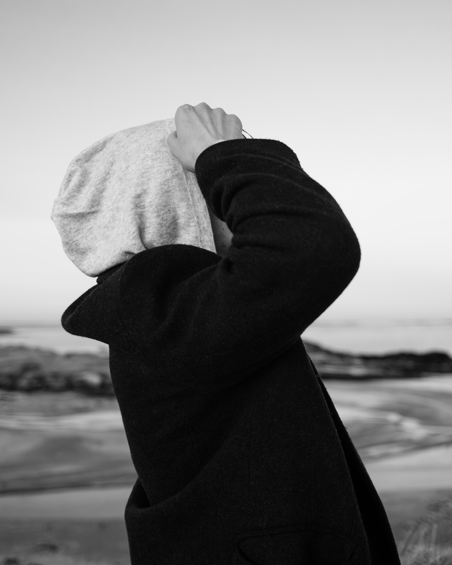 Mineral Grey Hooded Sweater