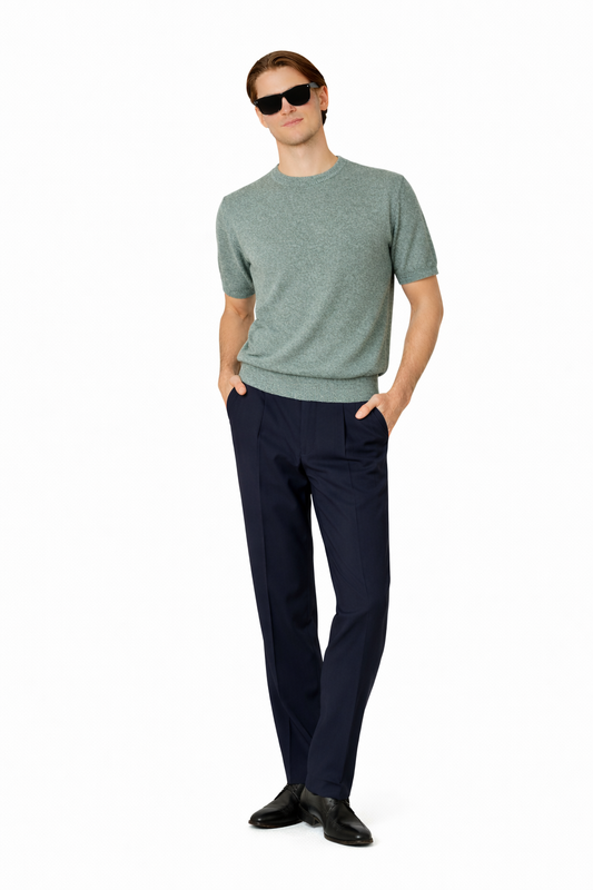 Sage Green Crewneck T-Shirt