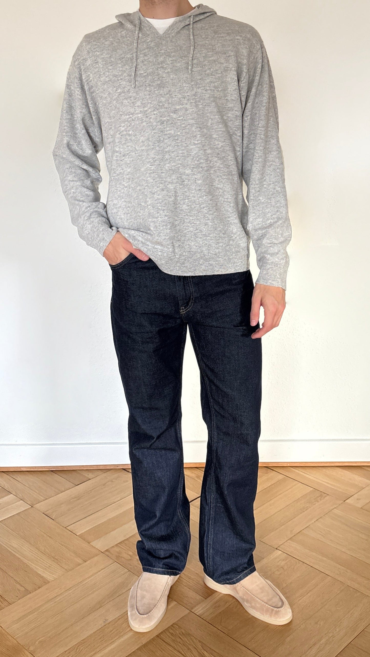 Mineral Grey Hooded Sweater