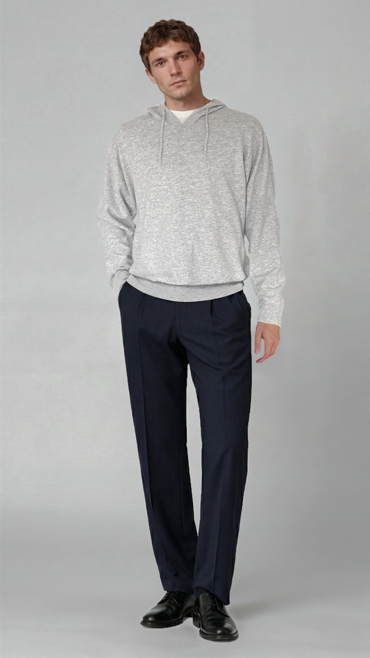 Mineral Grey Hooded Sweater