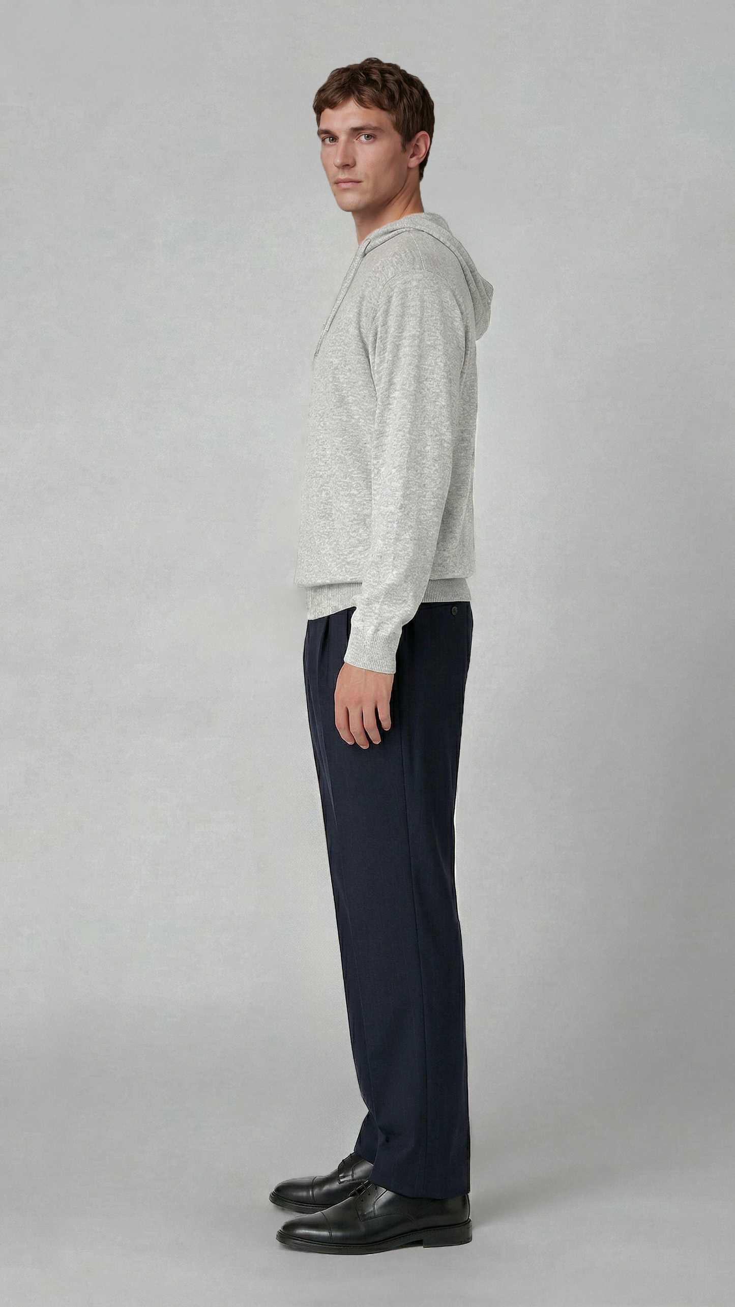 Mineral Grey Hooded Sweater
