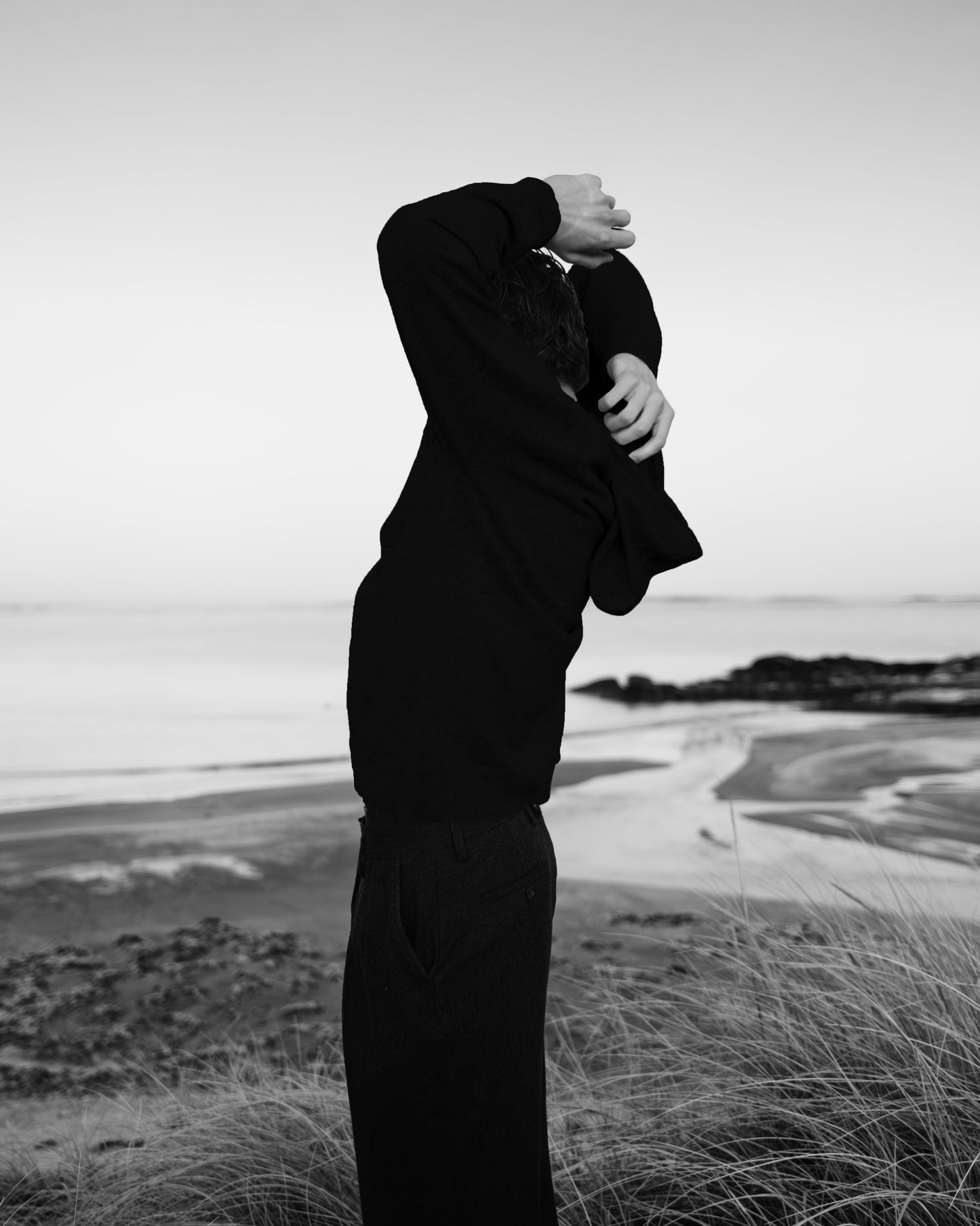 Obsidian Blue Hooded Sweater