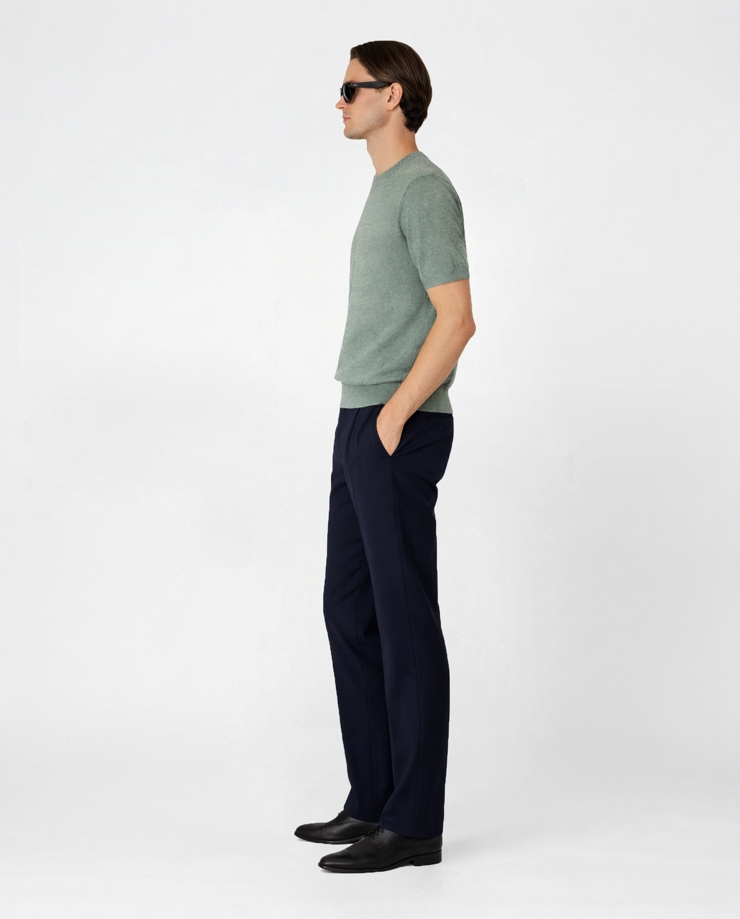 Sage Green Crewneck T-Shirt