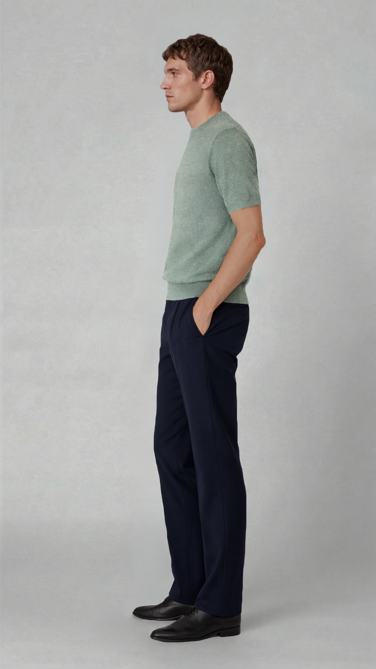 Sage Green Crewneck T-Shirt