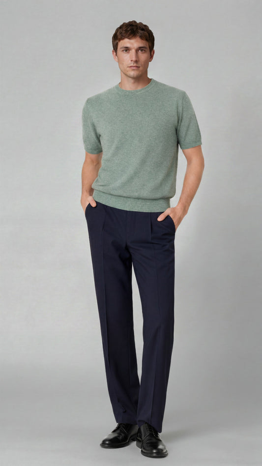 Sage Green Crewneck T-Shirt