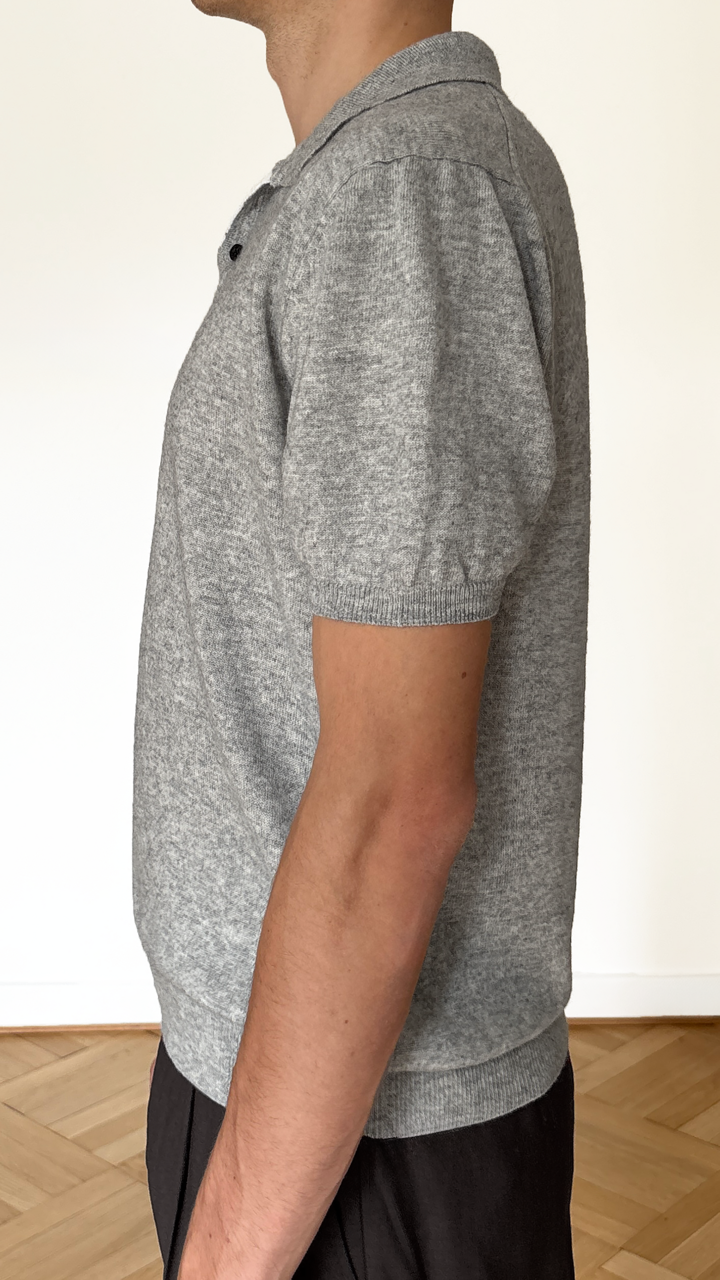 Mineral Grey Polo Shirt