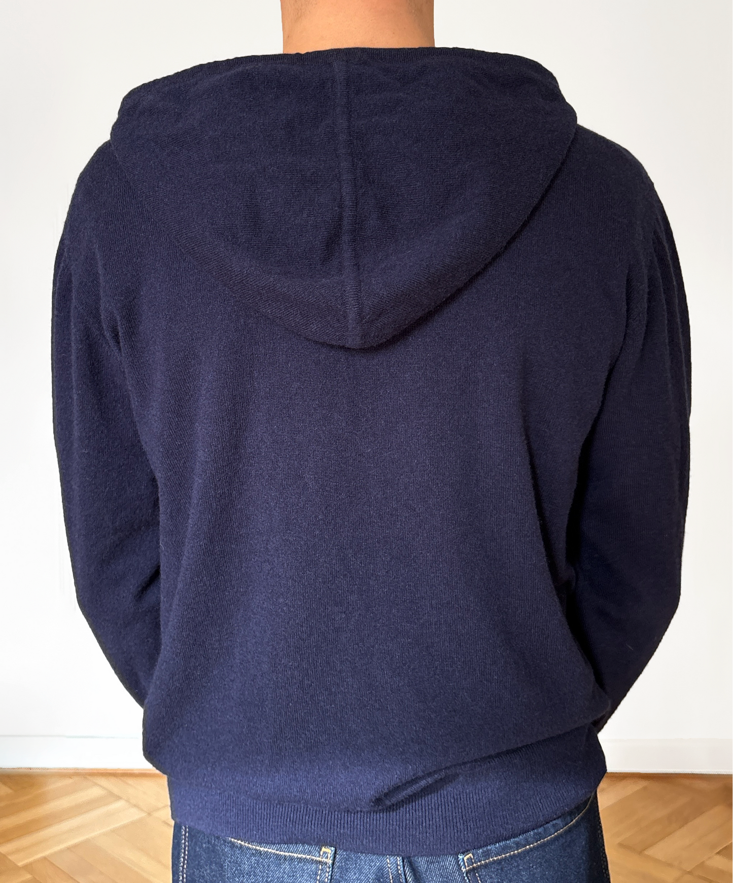 Obsidian Blue Hooded Sweater