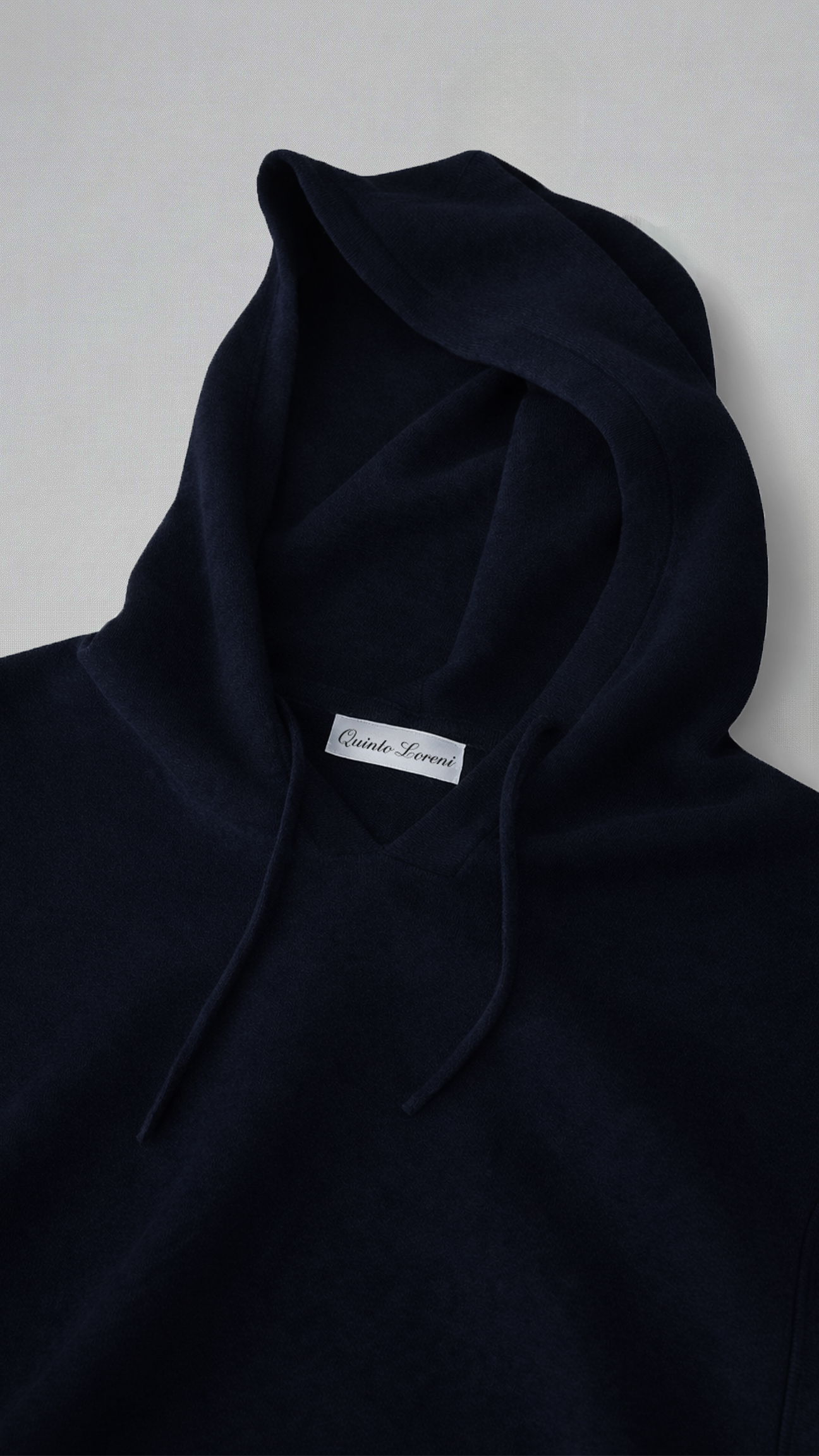 Obsidian Blue Hooded Sweater