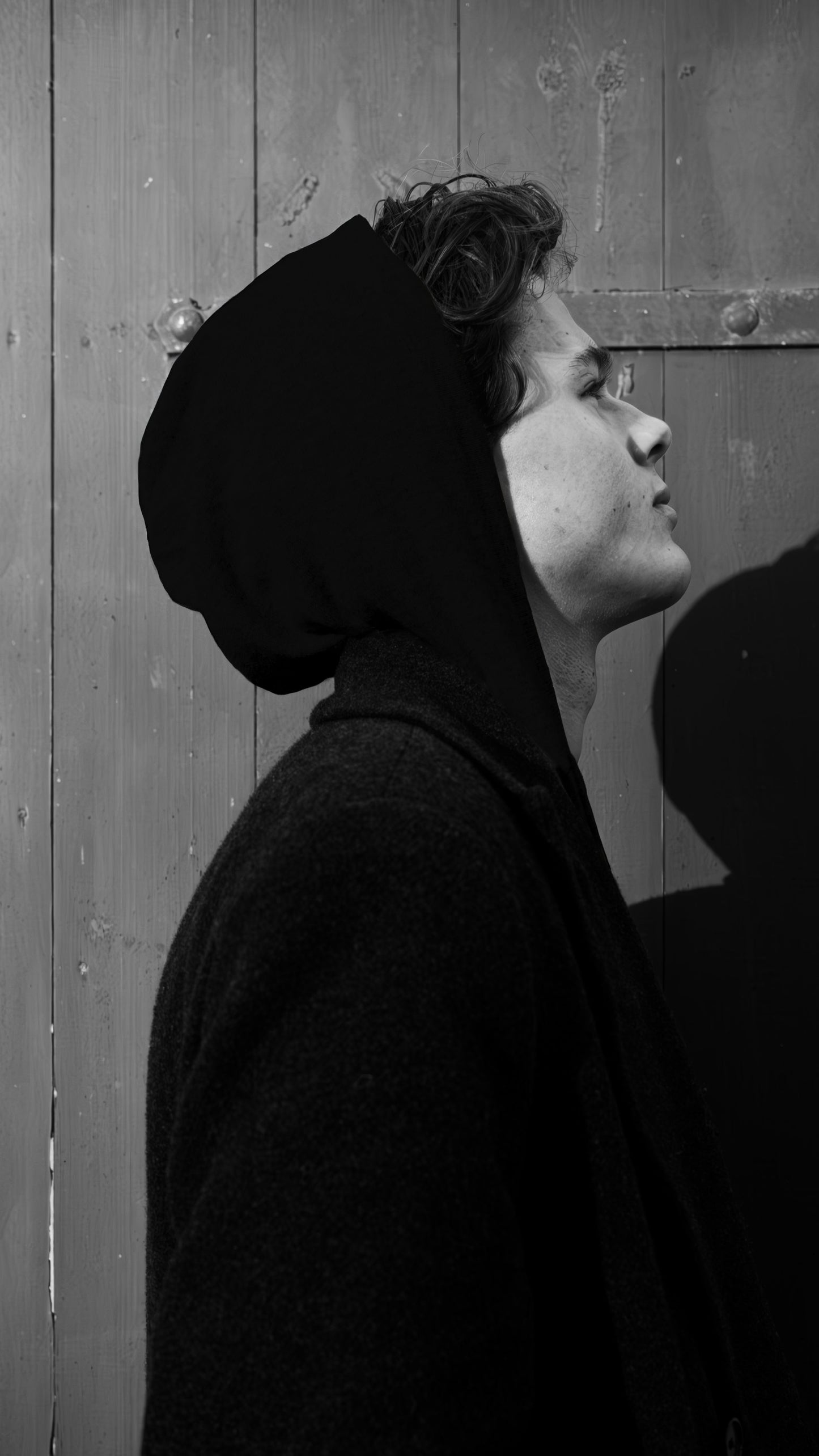 Obsidian Blue Hooded Sweater