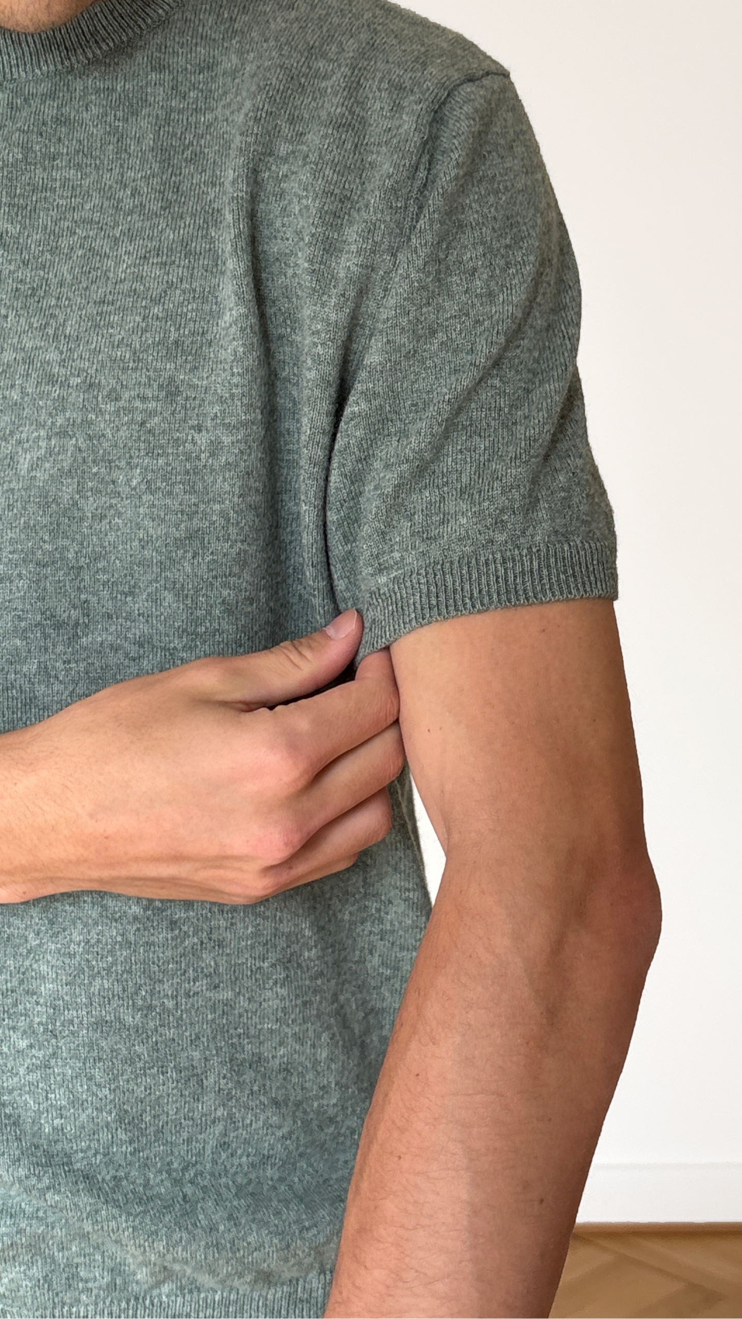 Sage Green Crewneck T-Shirt