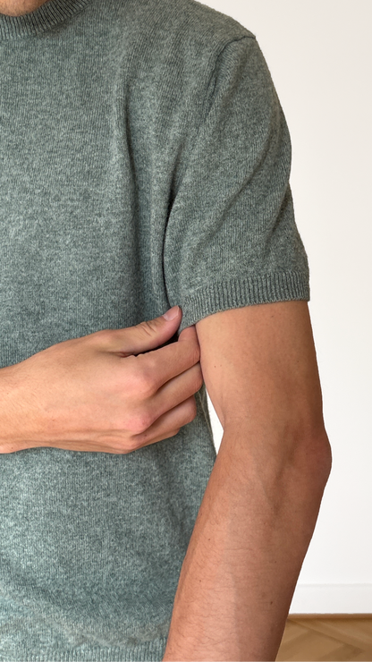 Sage Green Crewneck T-Shirt